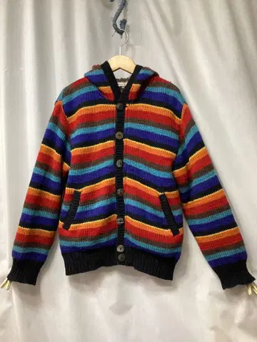 최종 가격 인하 할리우드 런치마켓 니트 후드티 네팔제 울 100%