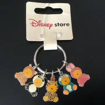 디즈니 곰돌이 푸 인형옷 레트로 키링