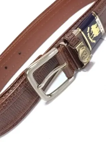 폴로팀 가죽 벨트 브라운 남성용 110cm