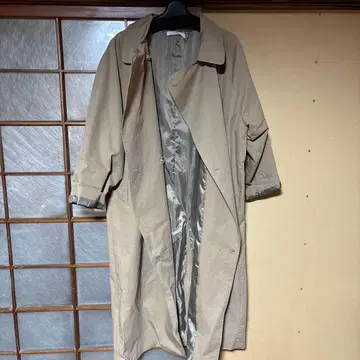 더블 브레스트 롱 코트 여성용