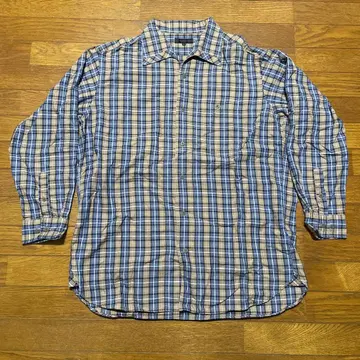 HIROKO KOSHINO HOMME 긴팔 셔츠 LL 블루 계열 체크