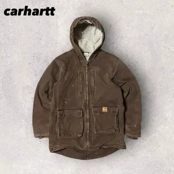 [ 칼하트 ] 덕지 자켓 보아 안감 브라운 여성용 M ~L 상당 i