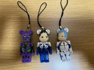 BE@RBRICK 베어브릭 신세기 에반게리온 스트랩 3개 세트