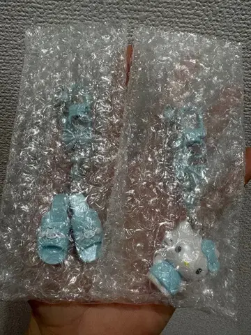 키티 미니어처 퀼트 시크릿 키링 스카이블루 세트