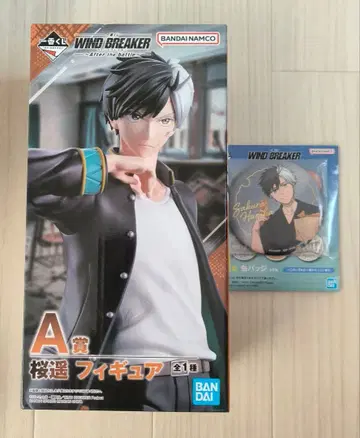WIND BREAKER 제일복권 A상 사쿠라 하루카 피규어 캔뱃지 윈브레