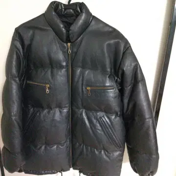 DJ JOCKEY 양가죽 블랙 M 사이즈 다운 자켓