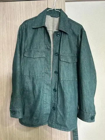 UNIQLO U 다크 그린 데님 자켓 M