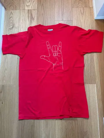 Hanes 90s 80s madeinusa iloveyou 핸드 사인