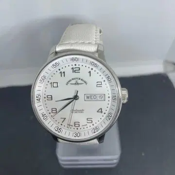 Zeno-Watch 자동 와인딩 - 데이데이트 화이트 - 336DD-c2