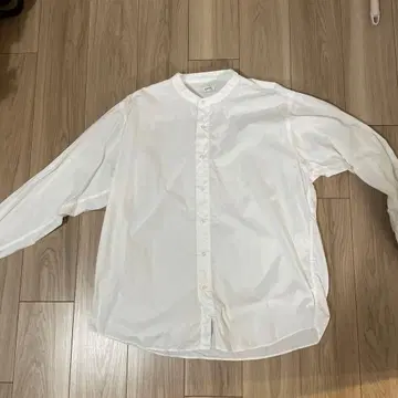 CIOTA 화이트 스핀 코튼 셔츠 사이즈 6