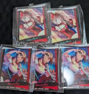 BanG Dream 뱅드림 아크릴 키링 아오바 모카 미타케 란