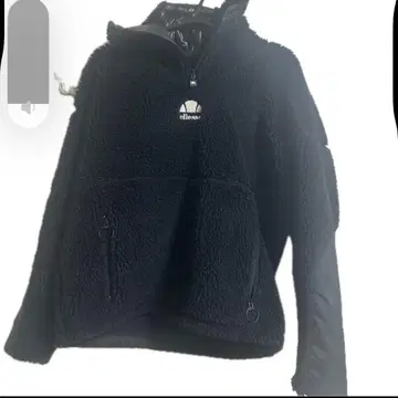 엘레쎄 보아 플리스 후드티 하프 지퍼 남성용 여성용 M 남녀 겸용