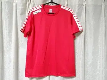 중고 데상트 아레나 T셔츠 M사이즈 수영 빨간색