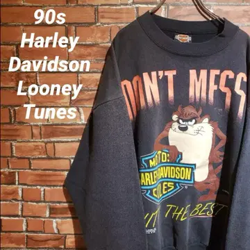 90s 할리데이비슨 루니툰 맨투맨