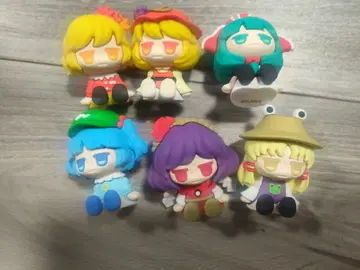 동방 프로젝트 지토토 피규어 vol.3 6종 세트 러버 피규어