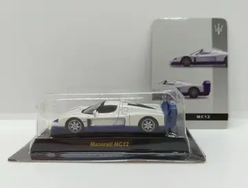 교쇼 1/64 마세라티 미니카 컬렉션 MC12 화이트/블루
