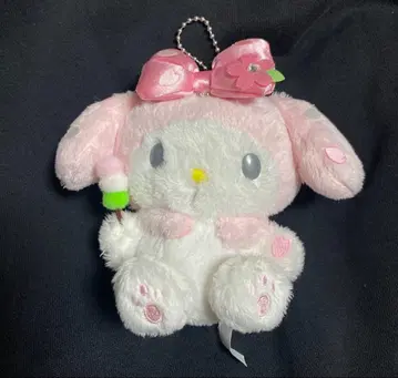 산리오 마이멜로디 벚꽃 마스코트 봉제 인형