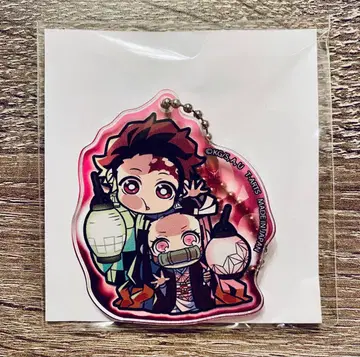 귀멸의 칼날 피타데포메 밤의 순찰 아크릴 키링 탄지로 네즈코 특전