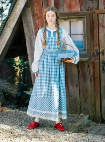 사만사 모스모스 [ 오즈의 마법사 ] 깅엄 원피스