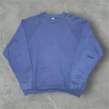 80s USA제 FRUITS OF THE LOOM 무지 맨투맨 래글런