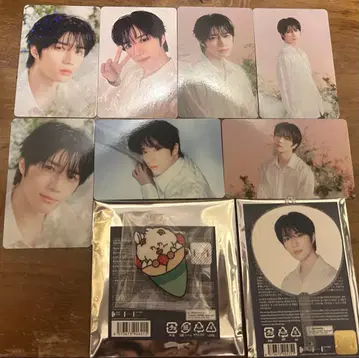 TXT 포토 카드 이미지 키링 배지 범규 밤굿