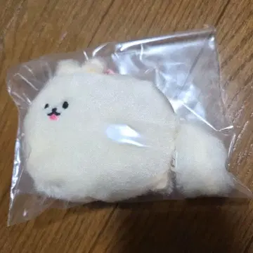 룬룬 포메라니안 카라비너 부착 파우치 색상/크림