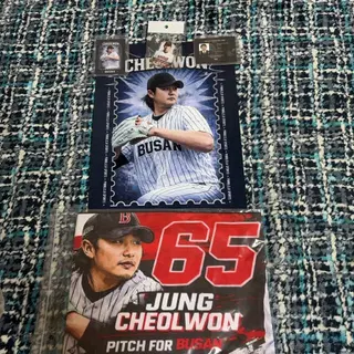 롯데 자이언츠 정철원 선수 굿즈 이미지