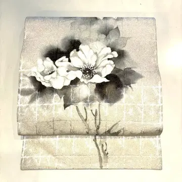 나고야 오비 태고 패턴 꽃 패턴 장미