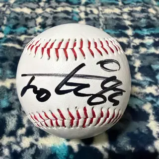 롯데 자이언츠 정철원 싸인볼 이미지