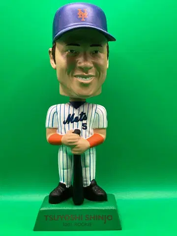 신조 쓰요시 보블헤드 뉴욕 메츠 2001년 루키 시즌 [레어 새상품급]