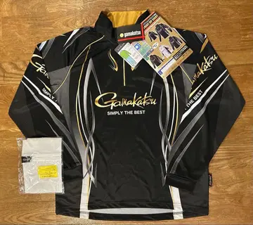 정품 가마가츠 2WAY 프린트 지퍼 셔츠