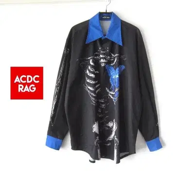 새상품급 ACDC RAG 지뢰계 타레버터플라이 셔츠