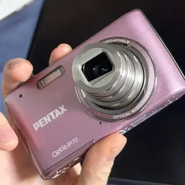 Pentax Optio P70 펜탁스 옵티오 빈티지 핑크 카메라 | 브랜드 중고