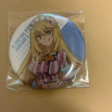 쇼쿠호 미사키 복권 캔뱃지 웨이트리스