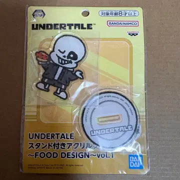 UNDERTALE 스탠드 포함 아크릴 플레이트 FOOD DESIGN 샌즈