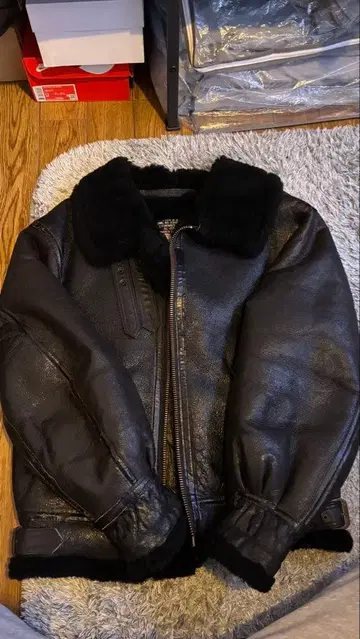 AVIREX B-3 무스탕 자켓