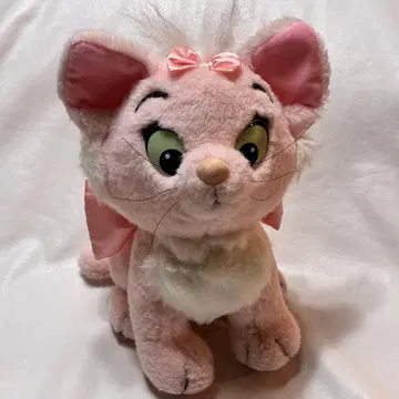 디즈니 마리 봉제 인형 핑크 레어 레트로