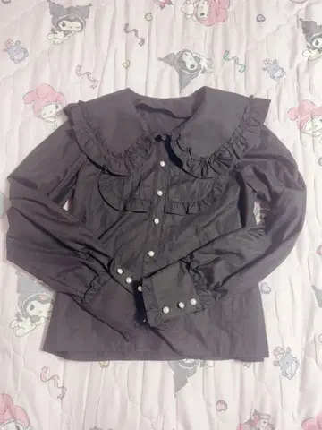 Ank Rouge 로즈 클래시컬 블라우스 지뢰 양산형 긴팔