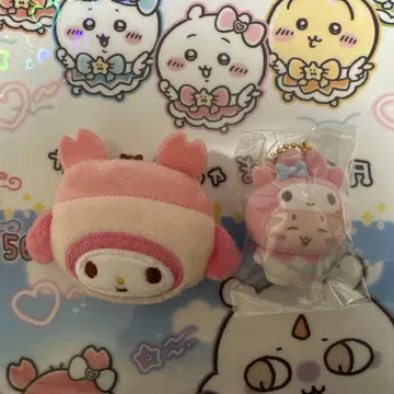 치이카와 산리오 헤어 클립 플로키 마스코트