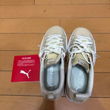 PUMA SOFTFOAM 베이지 스니커즈