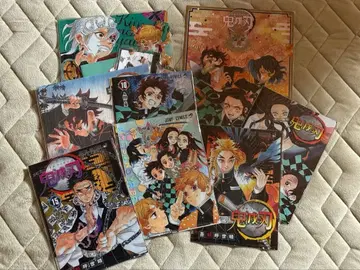 귀멸의 칼날 원화 클리어 파일 세트