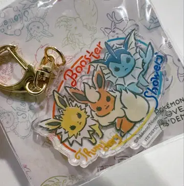 이츠데모 포켓몬 삼색 부스터 아크릴 키링