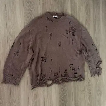 ZARA 데미지 니트탑 RUC80089348-4