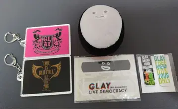 GLAY 굿즈 묶음 판매 즈라 봉제 인형 키링 반창고 클립