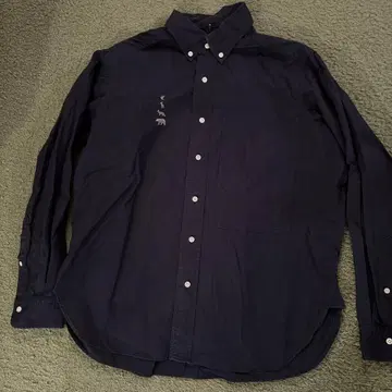 마운틴 리서치 버튼 다운 셔츠 네이비 S 사이즈