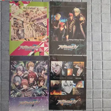 아이돌리쉬 세븐 클리어 포스터 4장 세트 CD 특전