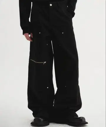 DNSR [5차 오더] 카펜터 팬츠 블랙