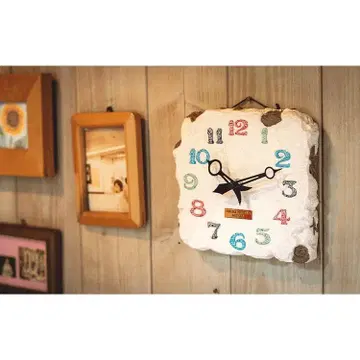 지브리 미술관 오리지널 모자이크 타일 시계