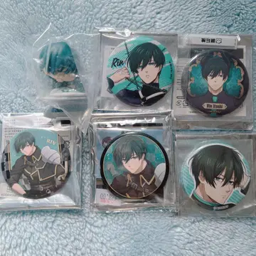 블루 록 이토시 린 오네무탄 니도네 미니 피규어 캔뱃지 세트