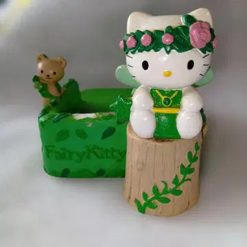 헬로키티 2000년 페어리 키티 숲 소품함 레트로 레어 빈티지